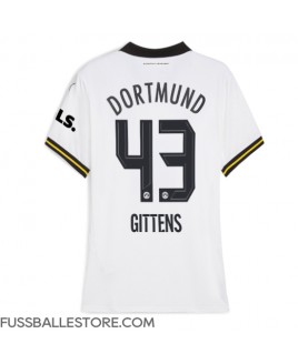 Günstige Borussia Dortmund Jamie Bynoe-Gittens #43 3rd trikot Damen 2024-25 Kurzarm